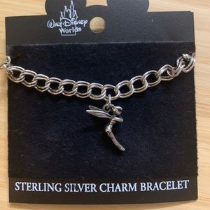 NEW Sterling Silver Tinkerbell Charm bracelet. Bundle and save!